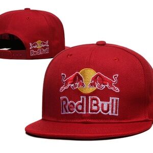 ❤️Red Bull Men's Red Snapback Hat❤️